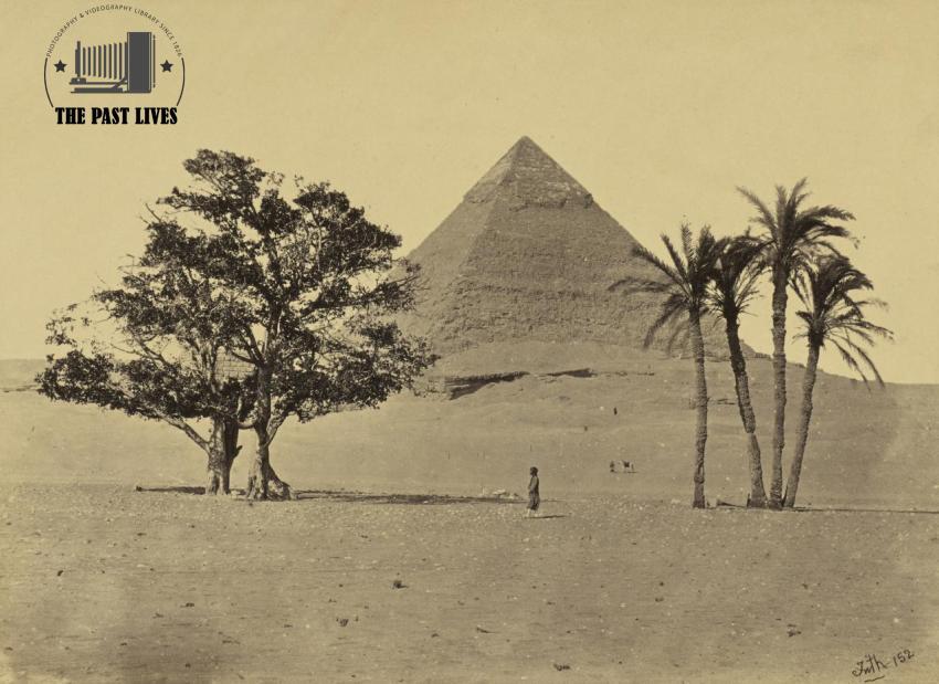 Egypt, Pyramid of Khafre, Giza, 1858 AD