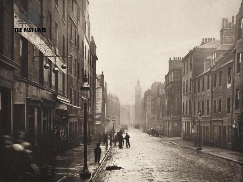 Scotland, Glasgow, High Street 1868
