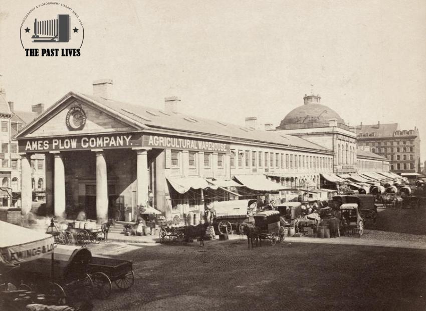 1857 Public Market in downtown Boston