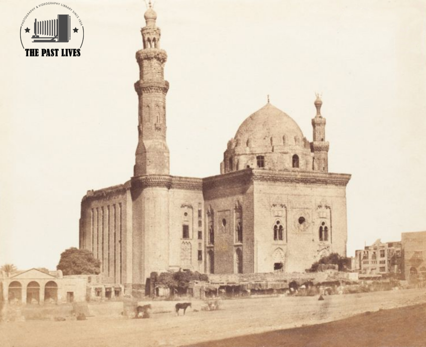 Egypt , Cairo Mosque of Sultan Hassan 1856