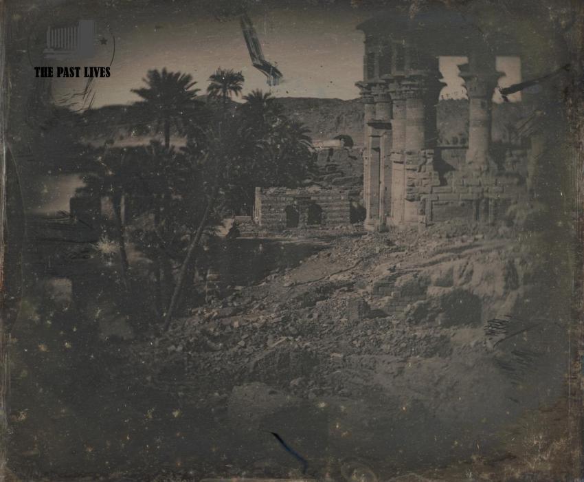 Egypt, Aswan, Trajan's Kiosk, Philae Island 1844