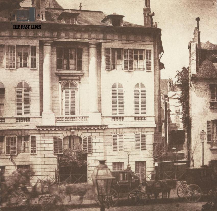 A street in Paris, France, 1843 AD