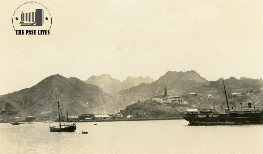 Yemen , View of Aden from Ship 1920