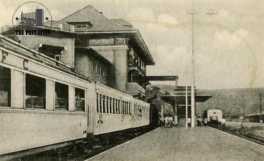 1923 Congo, African Railways  Matadi Railway Station