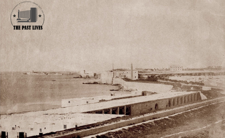 1853 Egypt, View of Alexandria with Cleopatra’s Needle