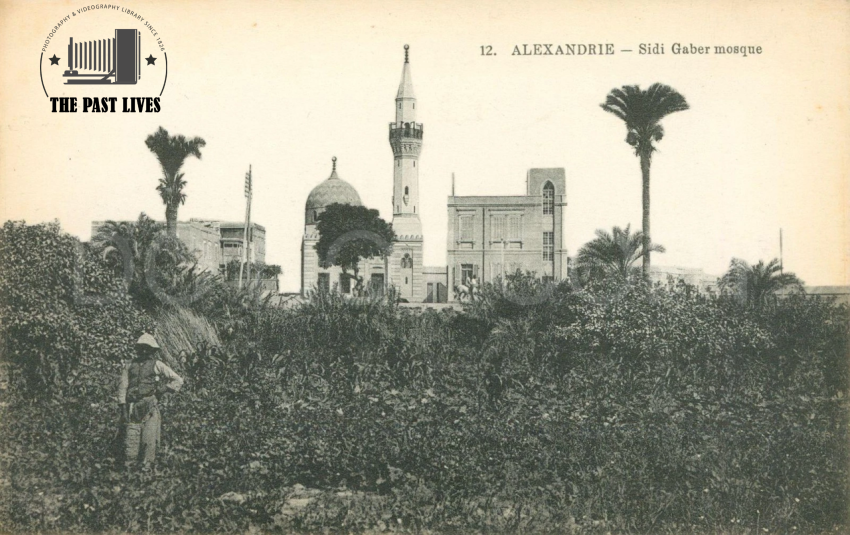 1909 Egypt, Sidi Gaber Mosque in Alexandria