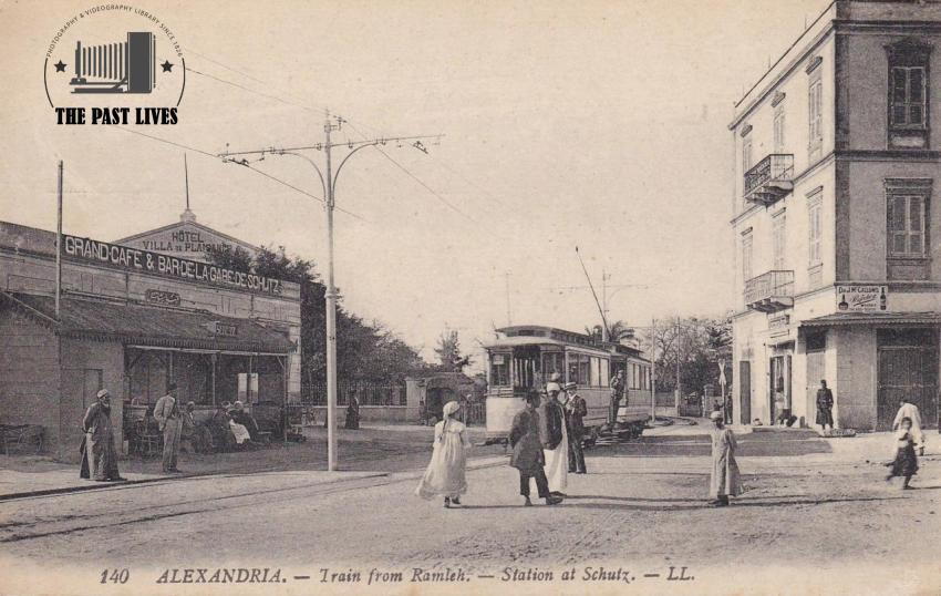Egypt, Alexandria, Station at schutz , 1910
