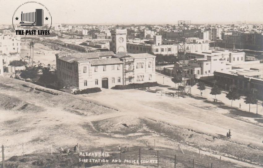1909 Egypt, Fire Station Building in Alexandria - Kom El Dikka