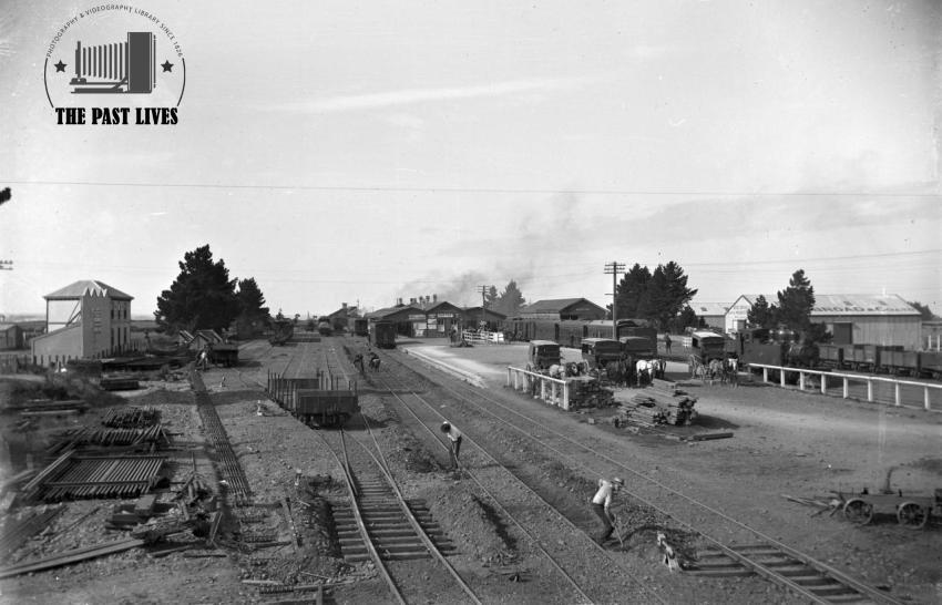 1909 New Zealand, Marton Railway Station ATLIB