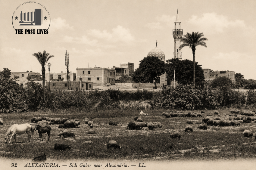 1907 Egypt, Sidi Gaber Mosque in Alexandria