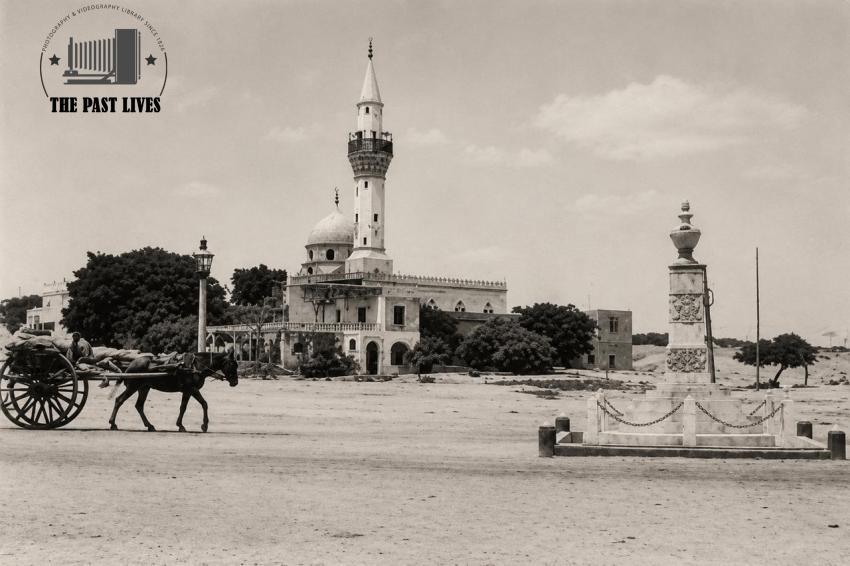 1909 Egypt, Sidi Gaber Mosque in Alexandria