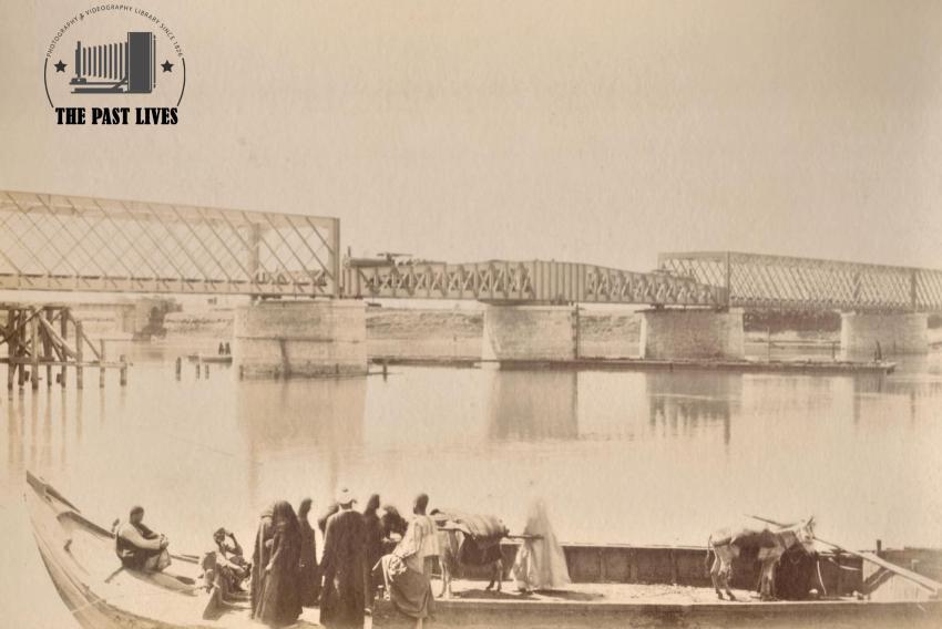 1896 Egypt, Banha Railway Bridge