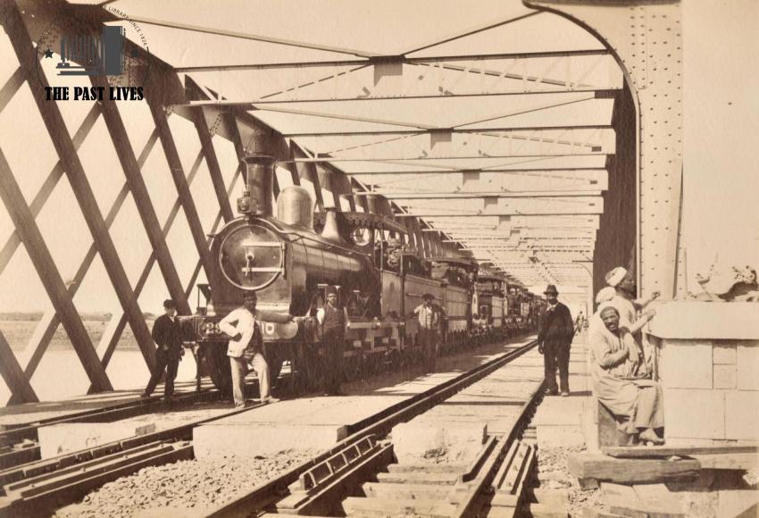 1896 Egypt, Railway Bridge, Banha