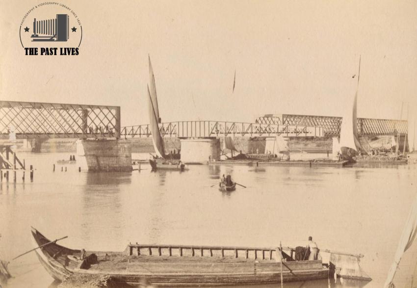 1896 Egypt, Banha Railway Bridge