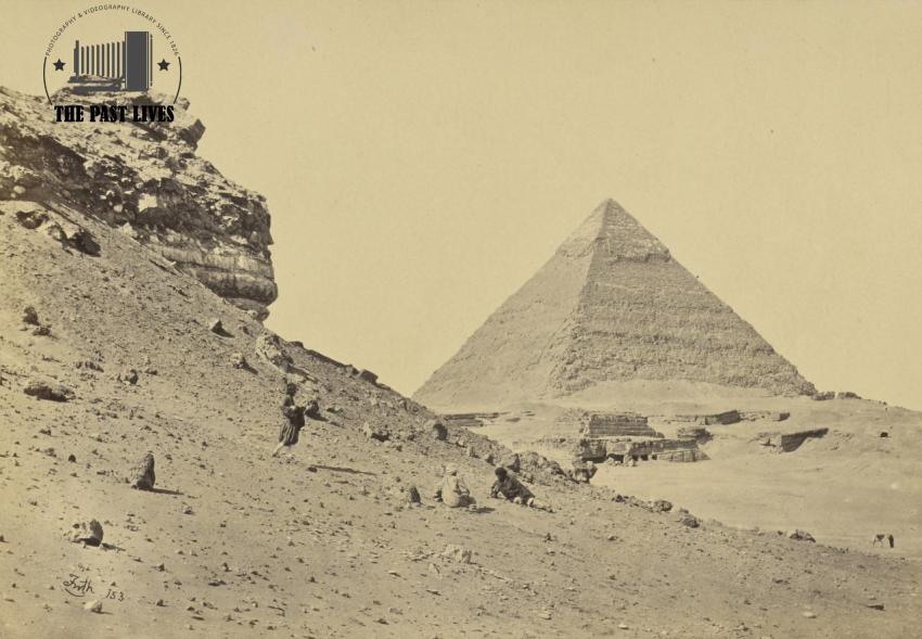 Egypt, Pyramid of Khafre, Giza, 1858 AD