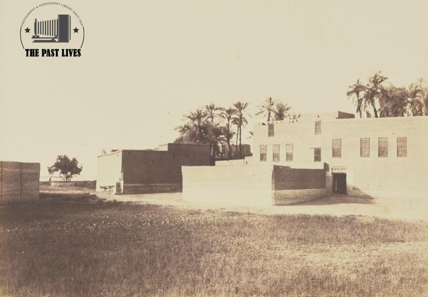 1851 Egypt, a view of the city of Asyut