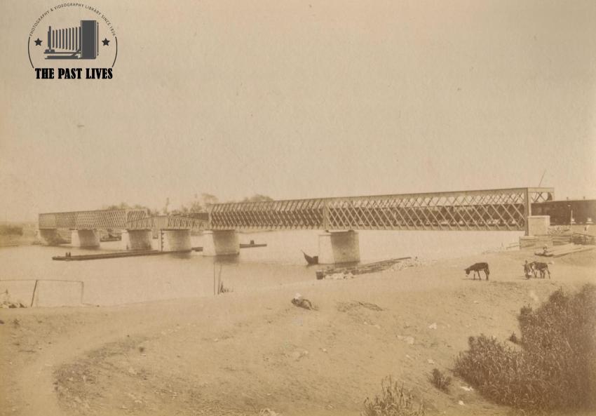 1896 Egypt, Banha Railway Bridge