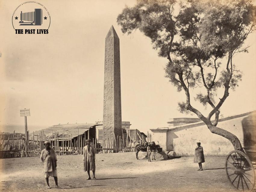 1857 Egyptian Obelisk, Cleopatra's Needle, Alexandria