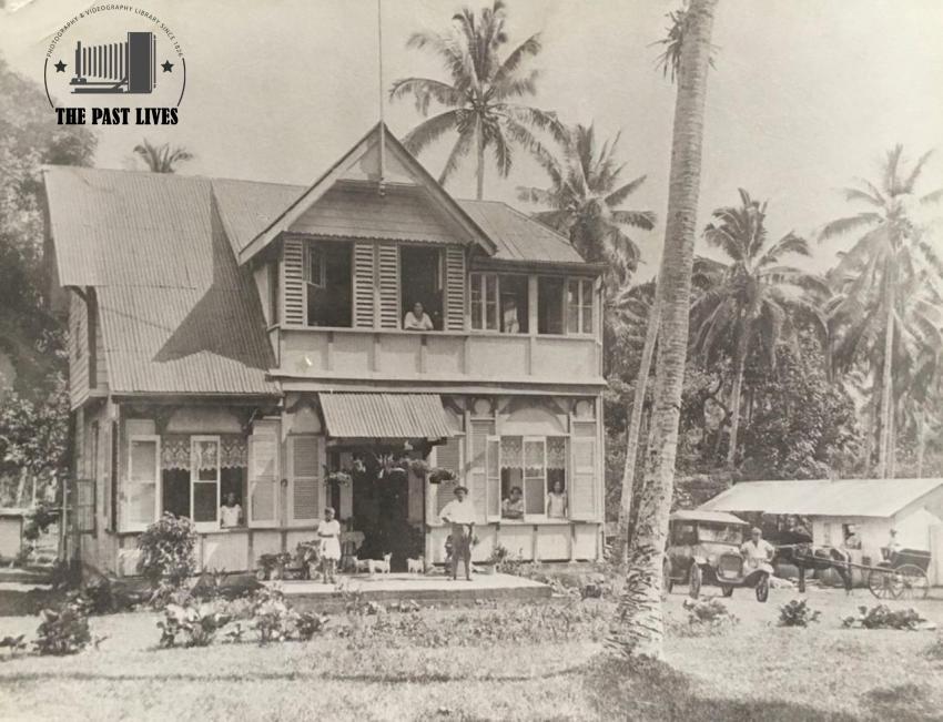 1928 Samoa,  Fritz Stunzer house in Tangumanono
