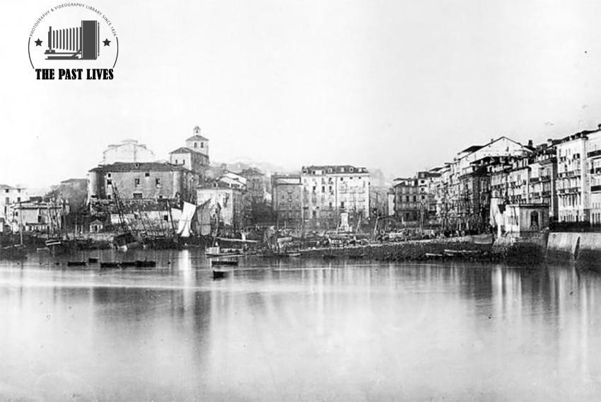 1867 Juan Laurent Minier — Port of Santander