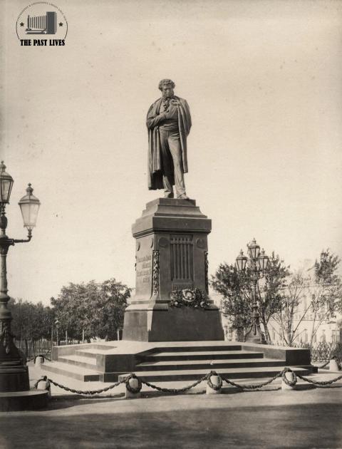 1870 , Aleksandr Puskin Statue, Moscow