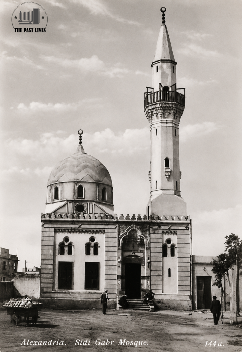 1895 Egypt, Sidi Gaber Mosque in Alexandria