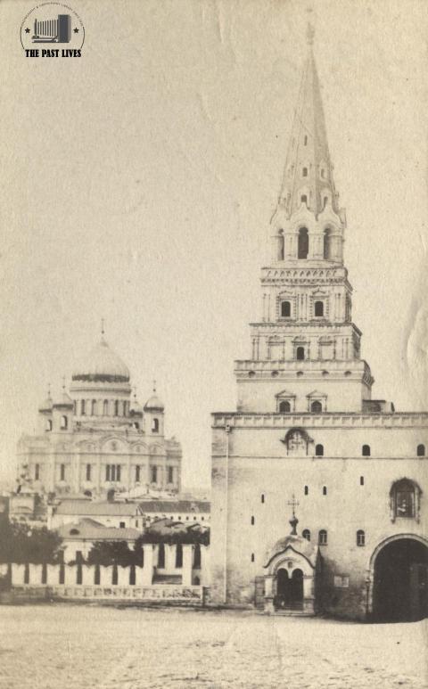 1870 , Borovitskaya Tower, Moscow